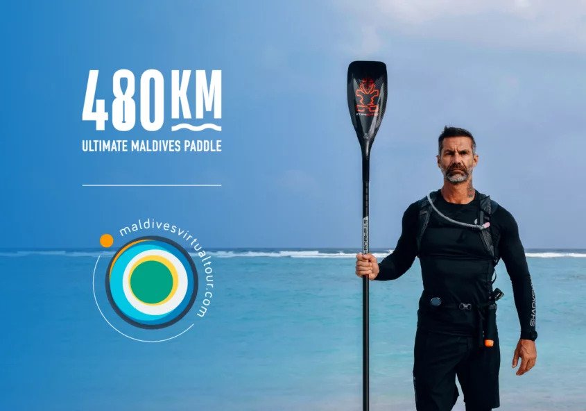 480KM PADDLE CHALLENGE COMPLETED BY DAMIEN RIDER